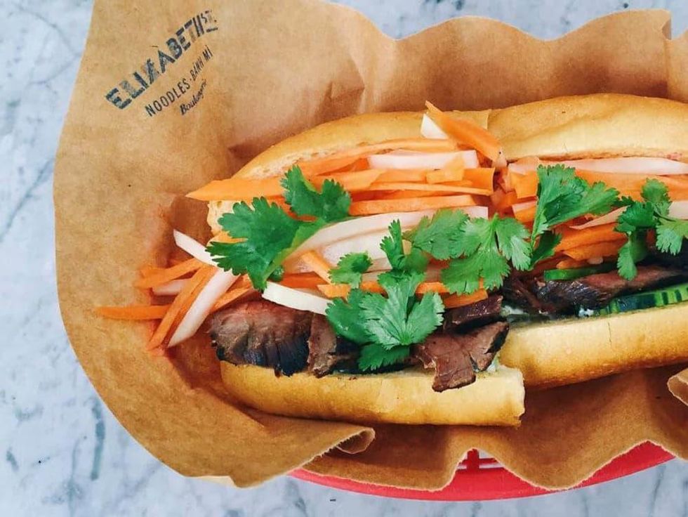 Elizabeth Street Cafe restaurant Austin bahn mi sandwich