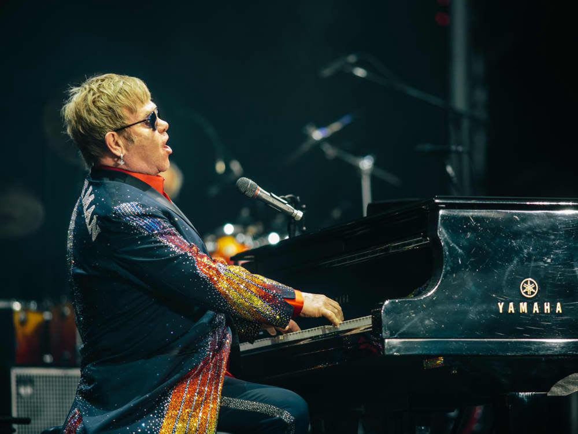 Elton John at Circuit of the Americas F1 Weekend