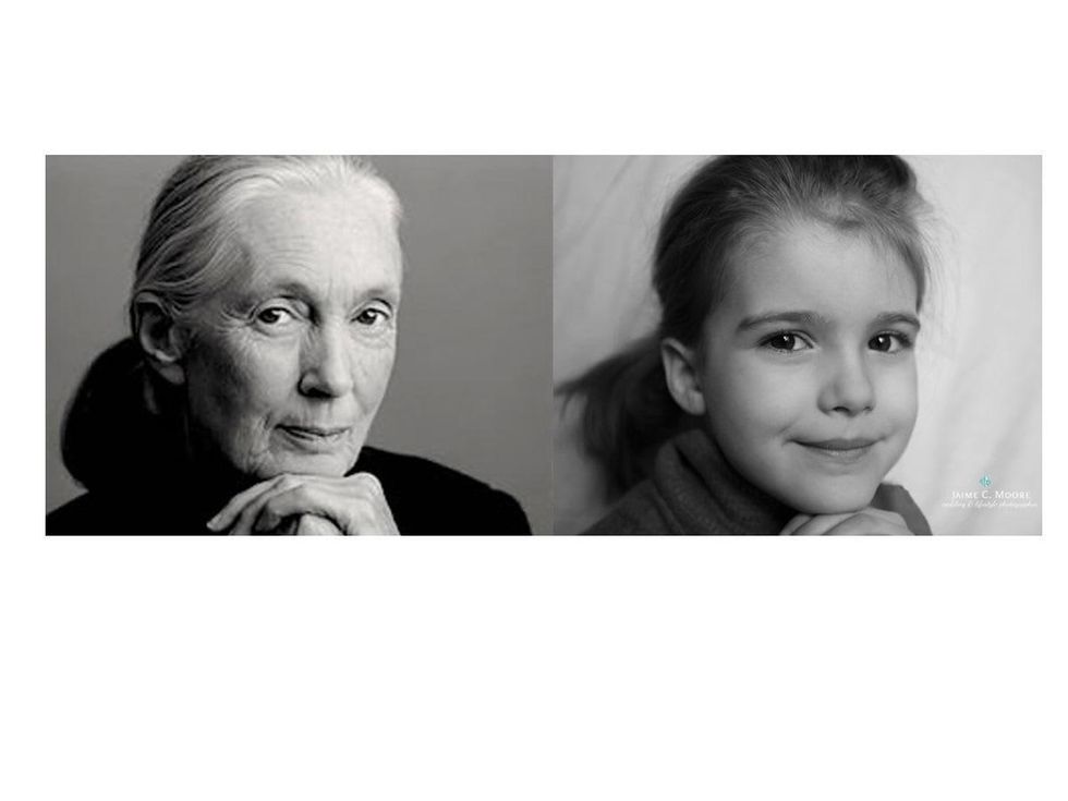 Emma as Jane Goodall