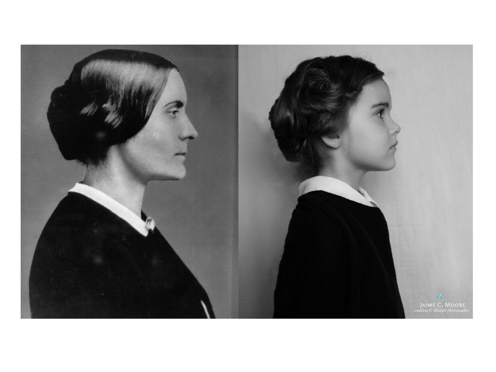 Emma as Susan B. Anthony