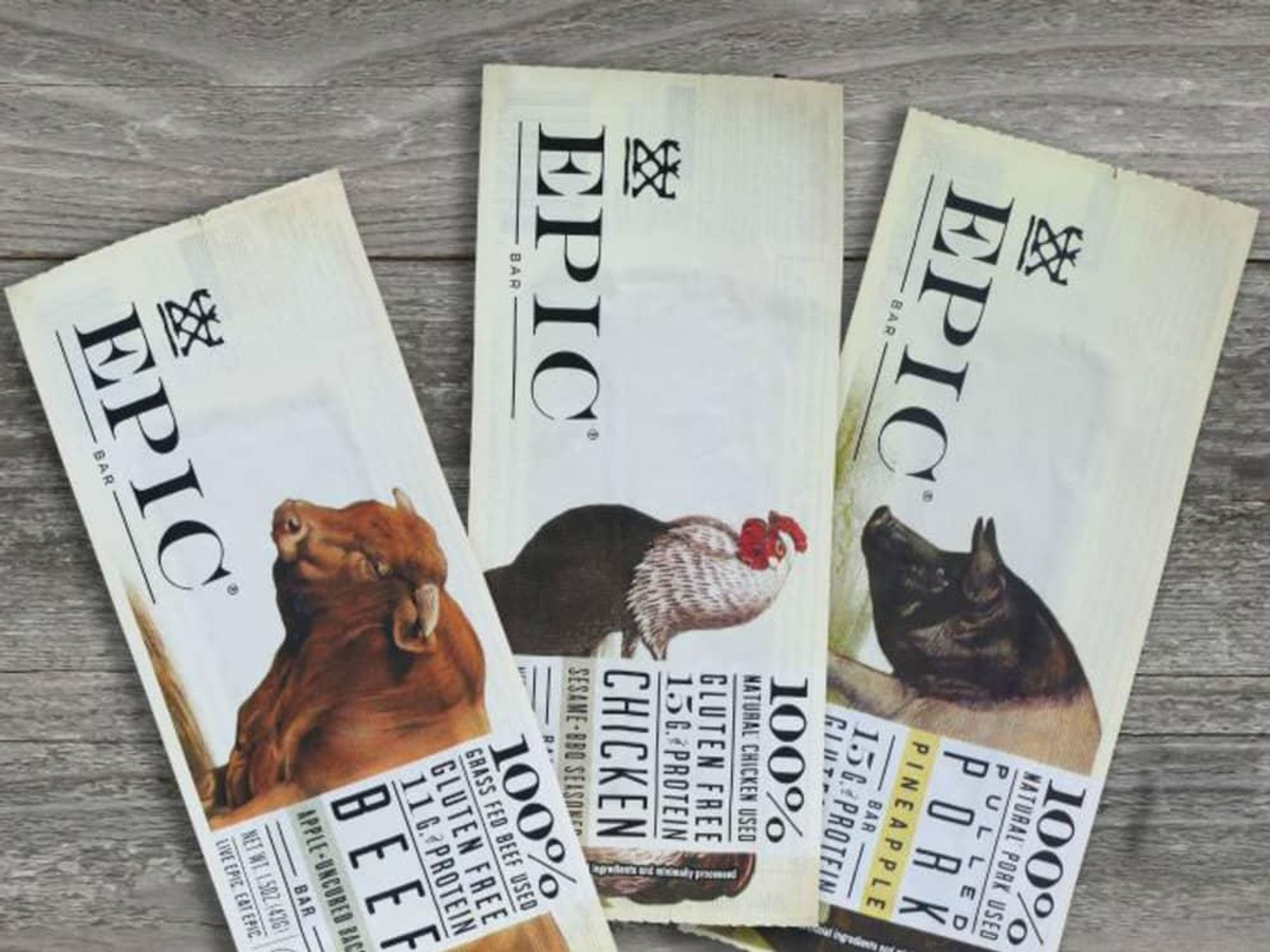 Epic Provisions protein bar flavors Austin brand