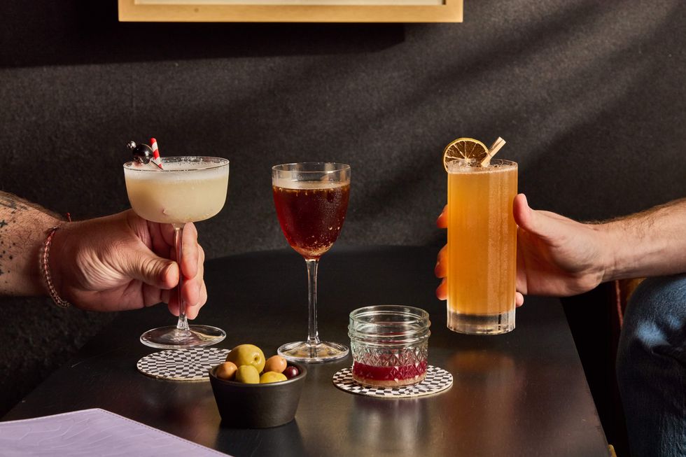 Equipment Room summer 2025 cocktails: Stupid Cupid, Smokestack Lightning, Technocumbia