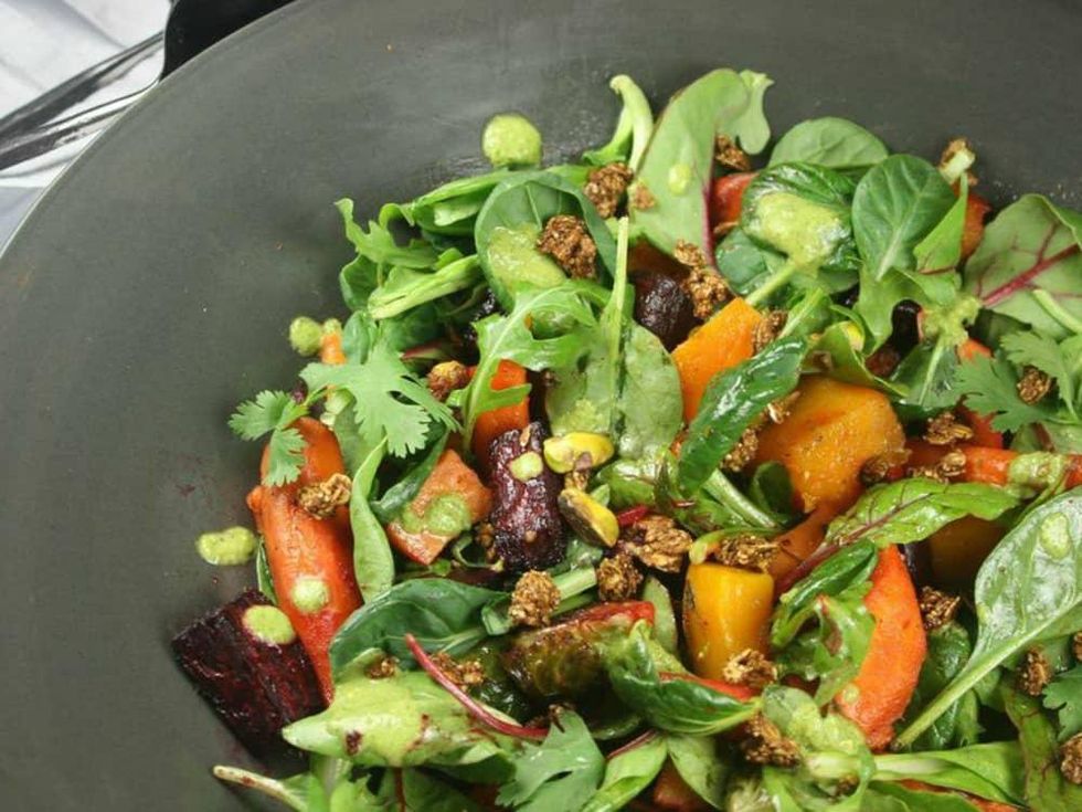 Erin O'Leary Stewart curried fall soup autumn salad