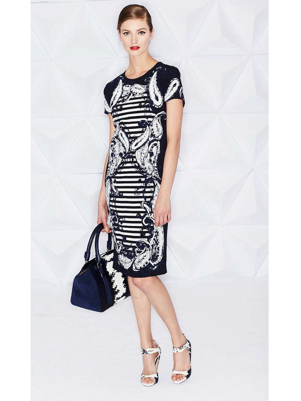 Escada spring 2015 and resort September 2014 Look 1 Resort 2015 Daharmana Dress