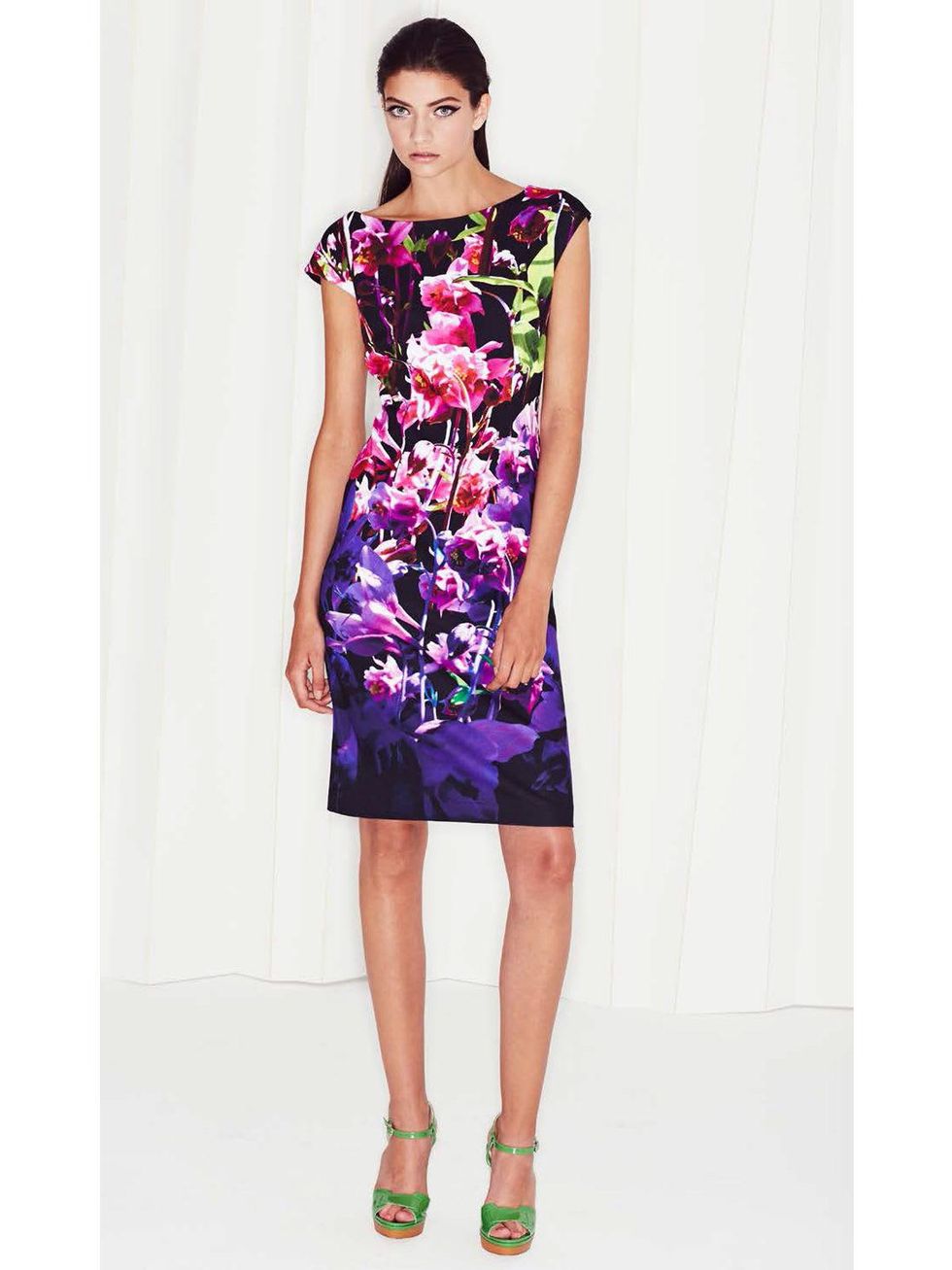 Escada spring 2015 and resort September 2014 Look 11 Spring Summer 2015 Delwys Dress