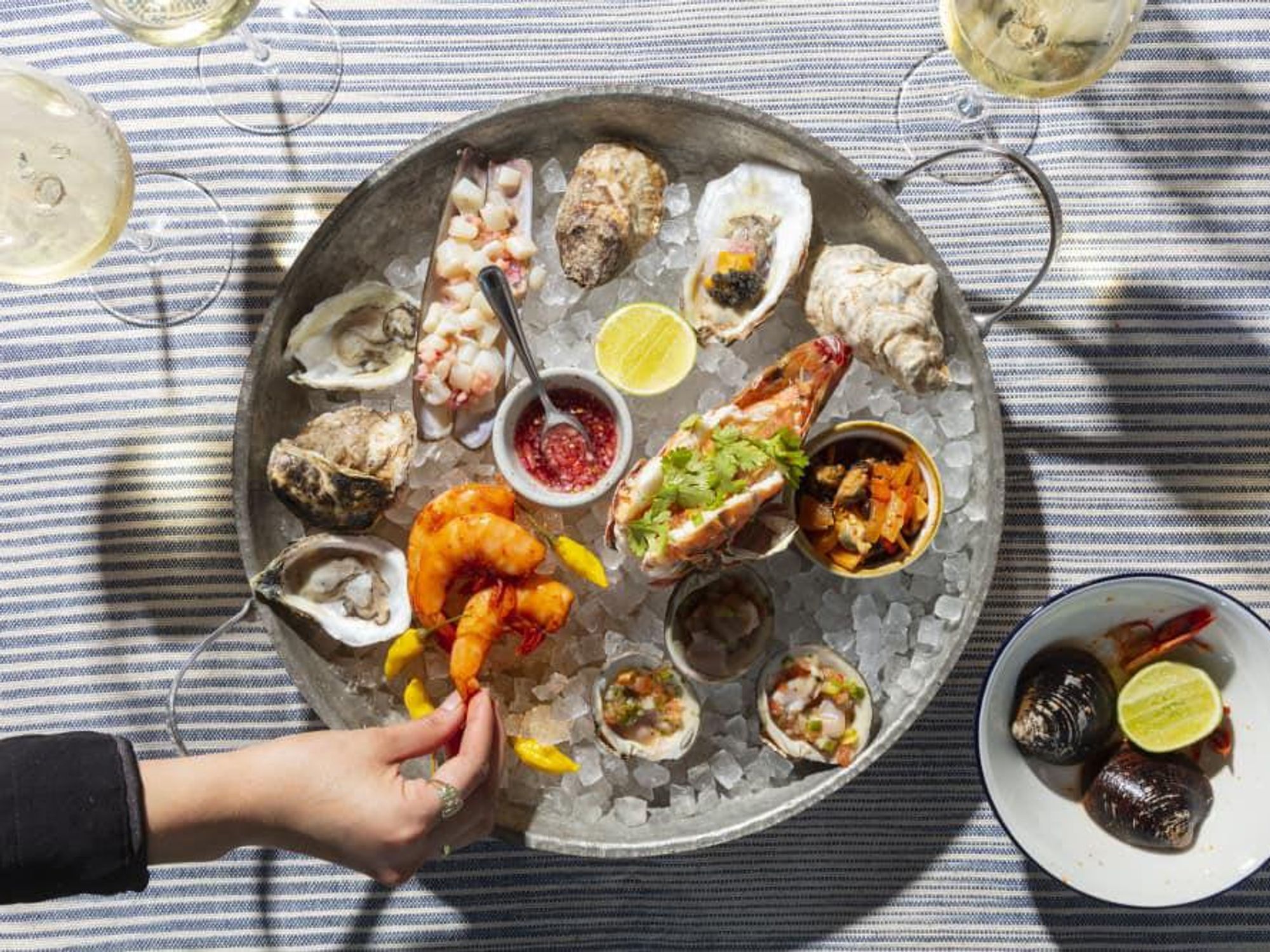 Este Austin seafood on ice