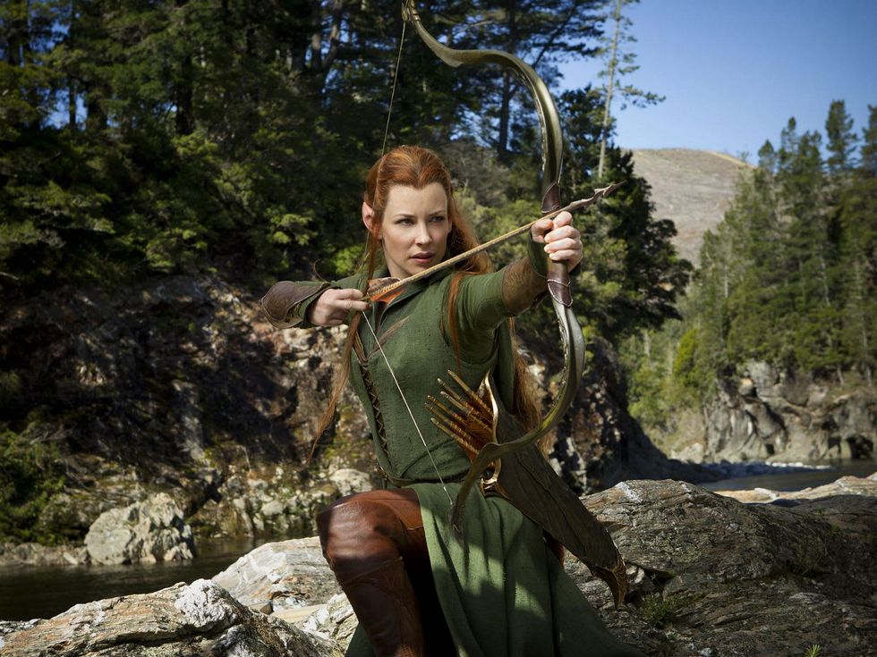 Evangeline Lilly in The Hobbit: The Desolation of Smaug