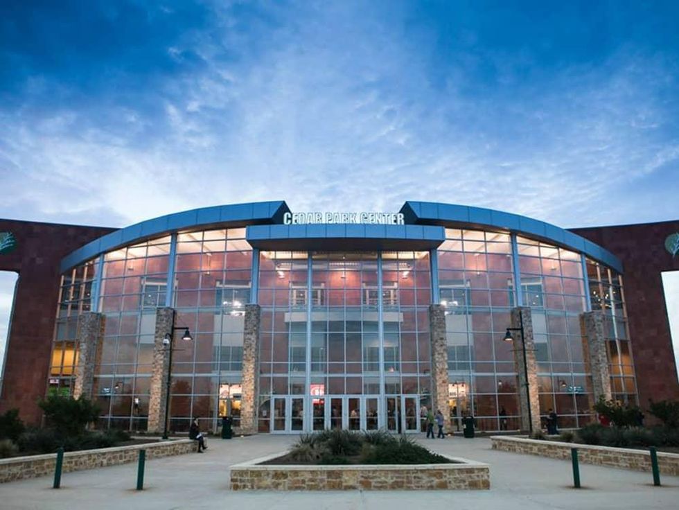exterior of Cedar Park Center