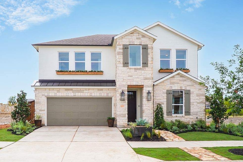 Exterior of Warren family home.