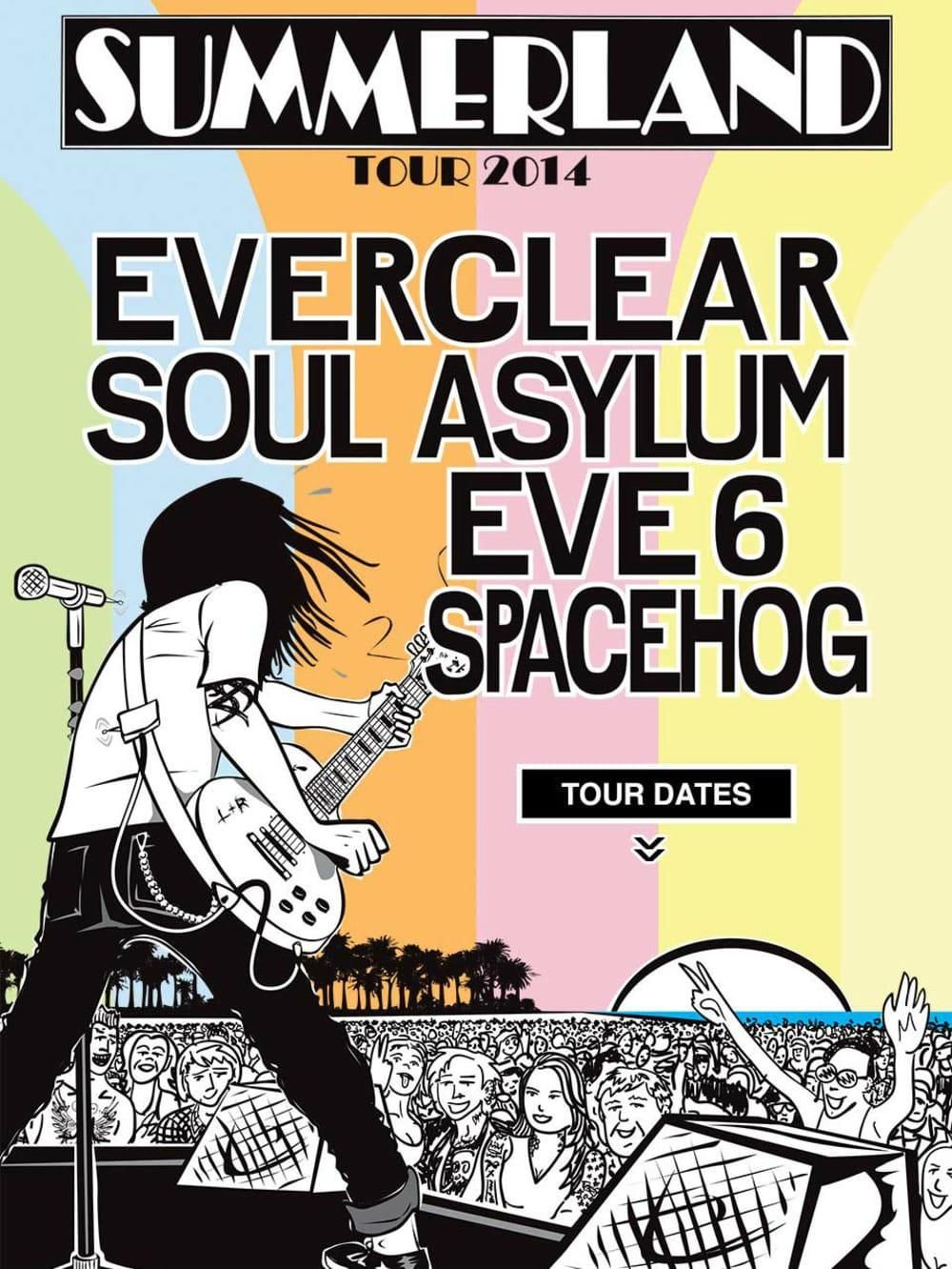 Summerland Tour 2014 featuring Everclear, Soul Asylum, Eve 6 and