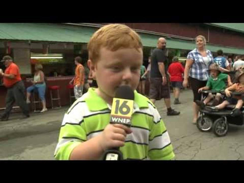Cutest kid interview ever, millionaire rescues elderly shelter dog and more links we love