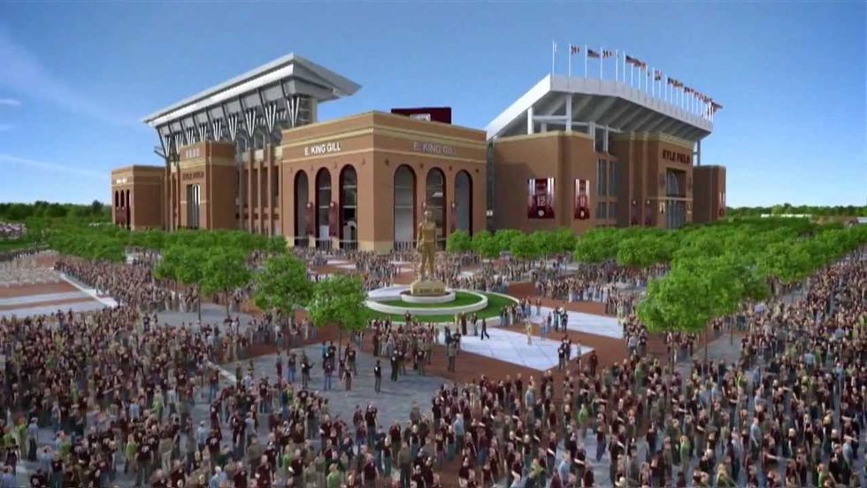 Kyle Field's $450 million expansion will make it larger than Darrel K Royal Stadium