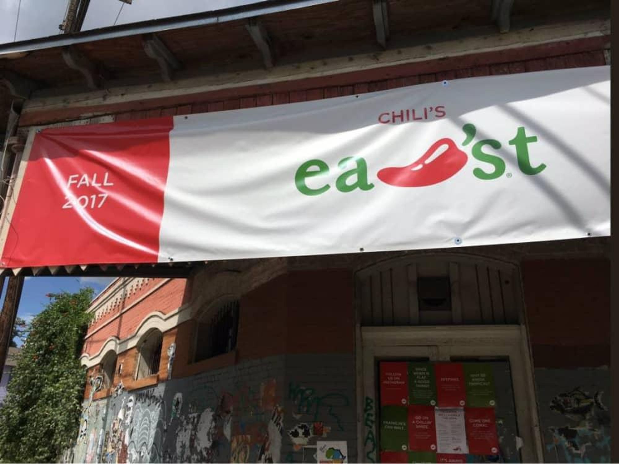 Fake Chili's restaurant in East Austin