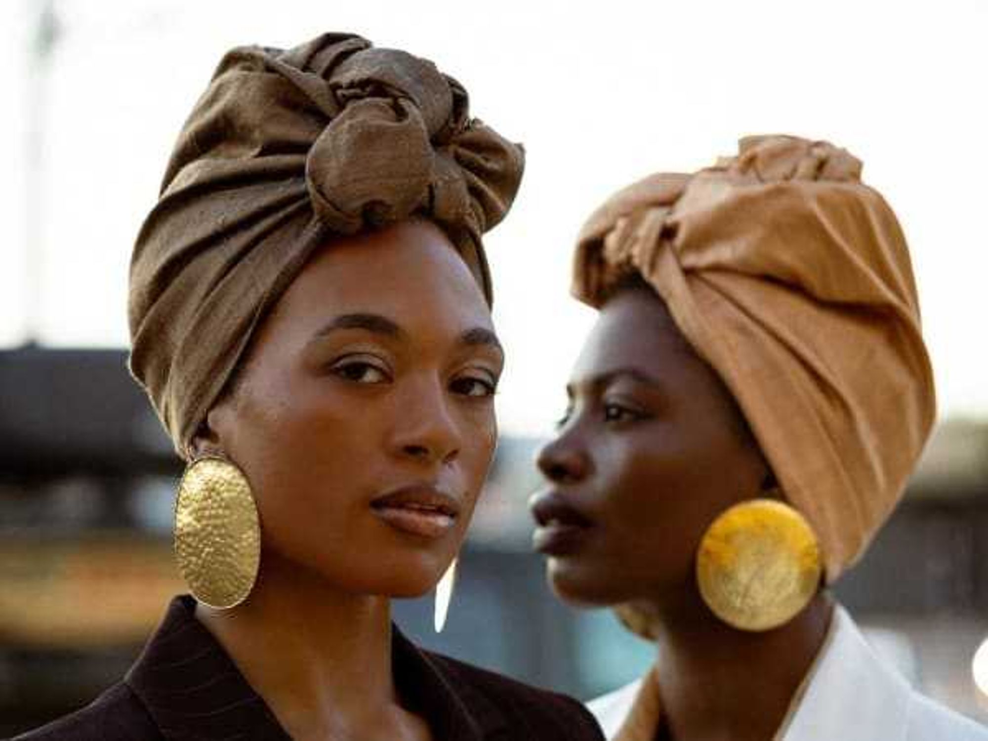Fanm Djanm headwraps and earrings