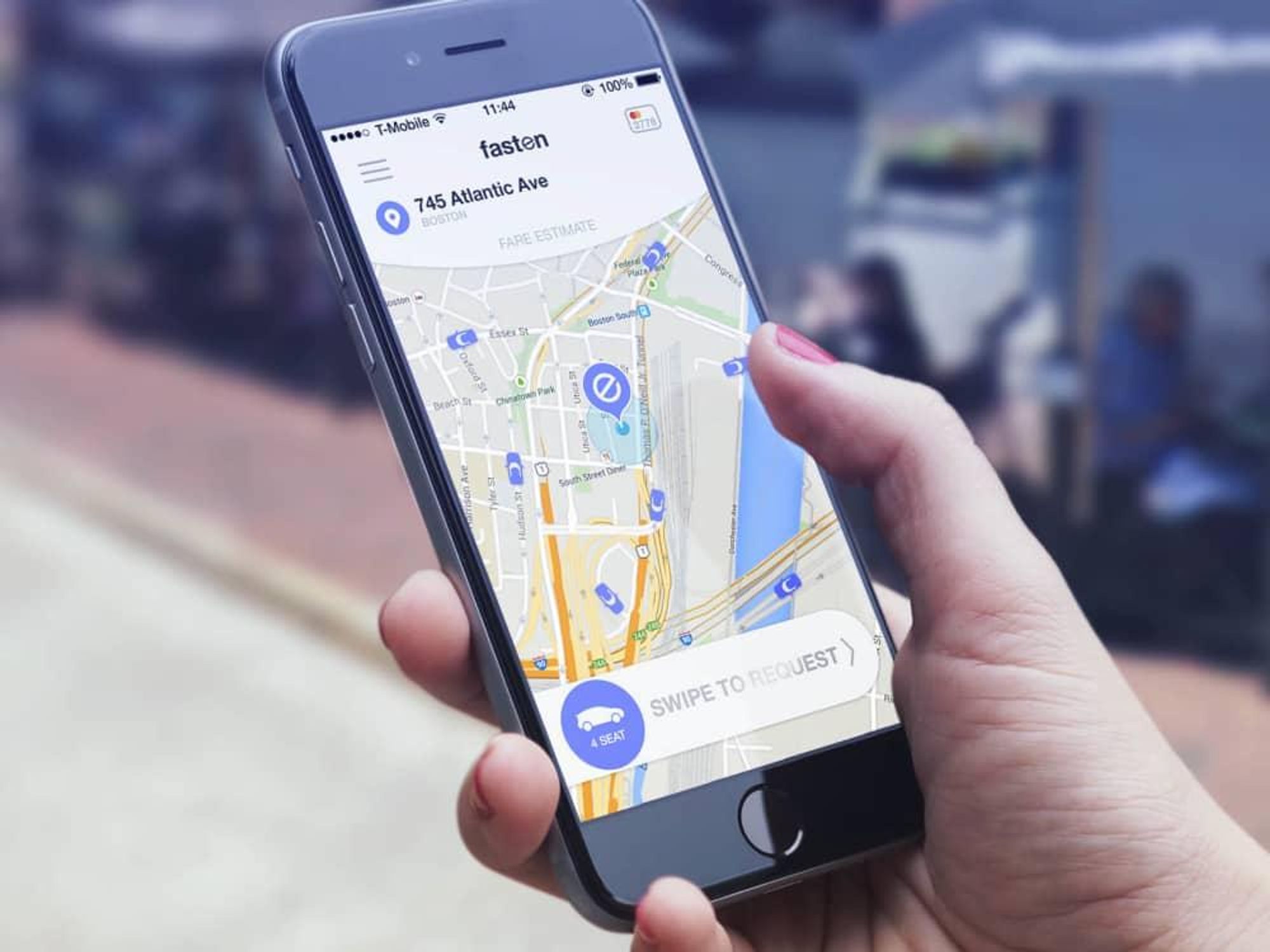 Fasten ride sharing hailing TNC Boston app phone