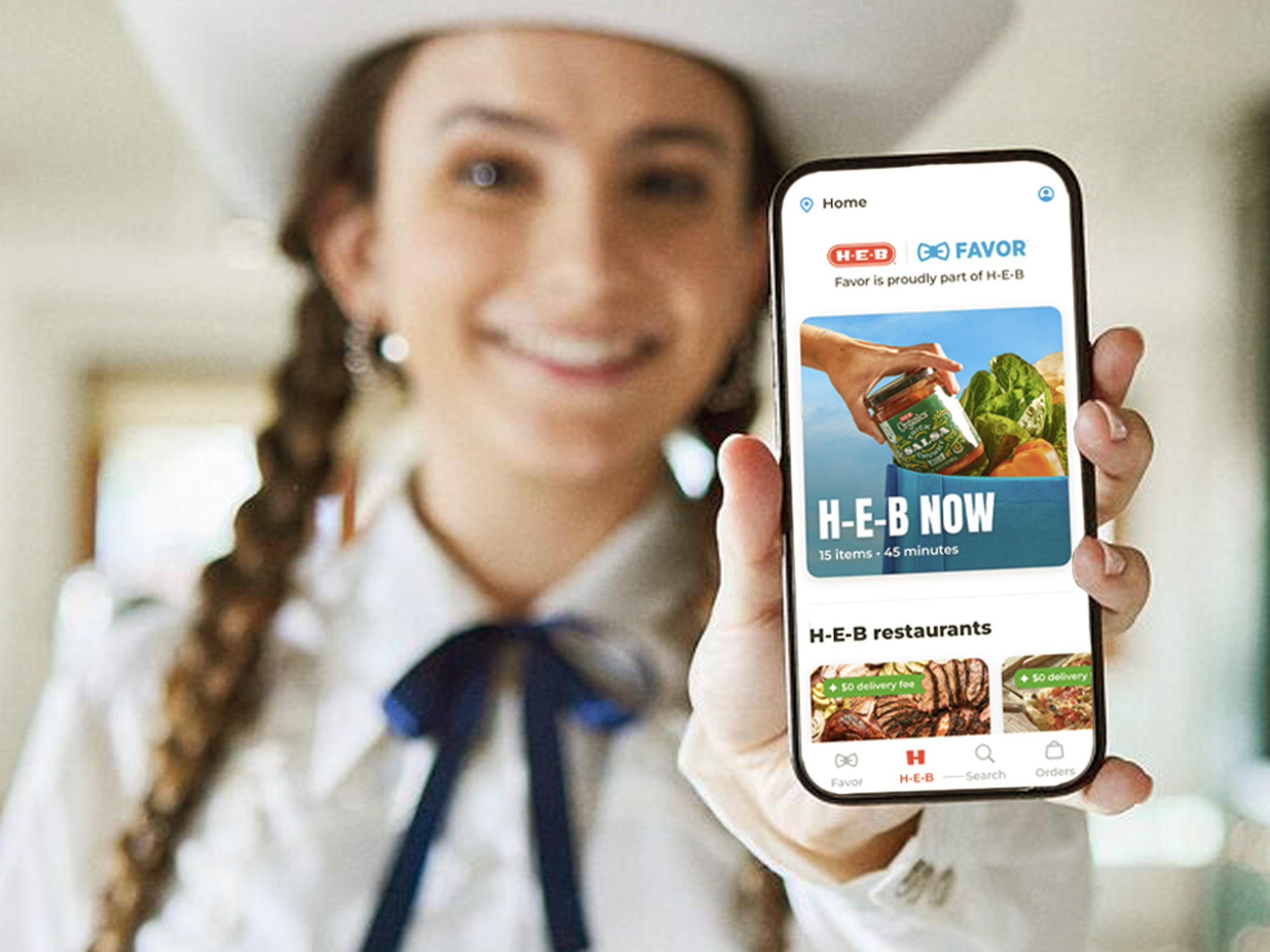 New Favor app service promises H-E-B grocery delivery in 45