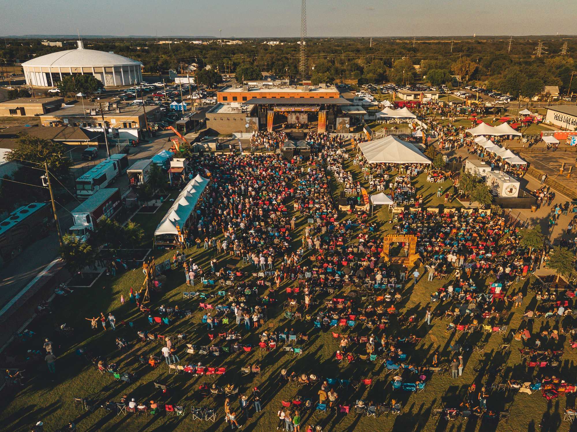 Feels Like Home Festival aerial