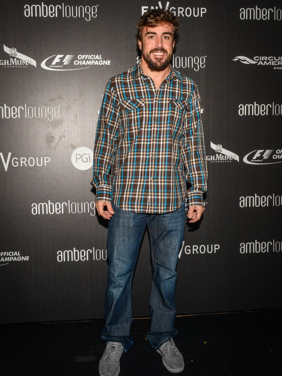 Fernando Alonso Amber Lounge F1 Austin