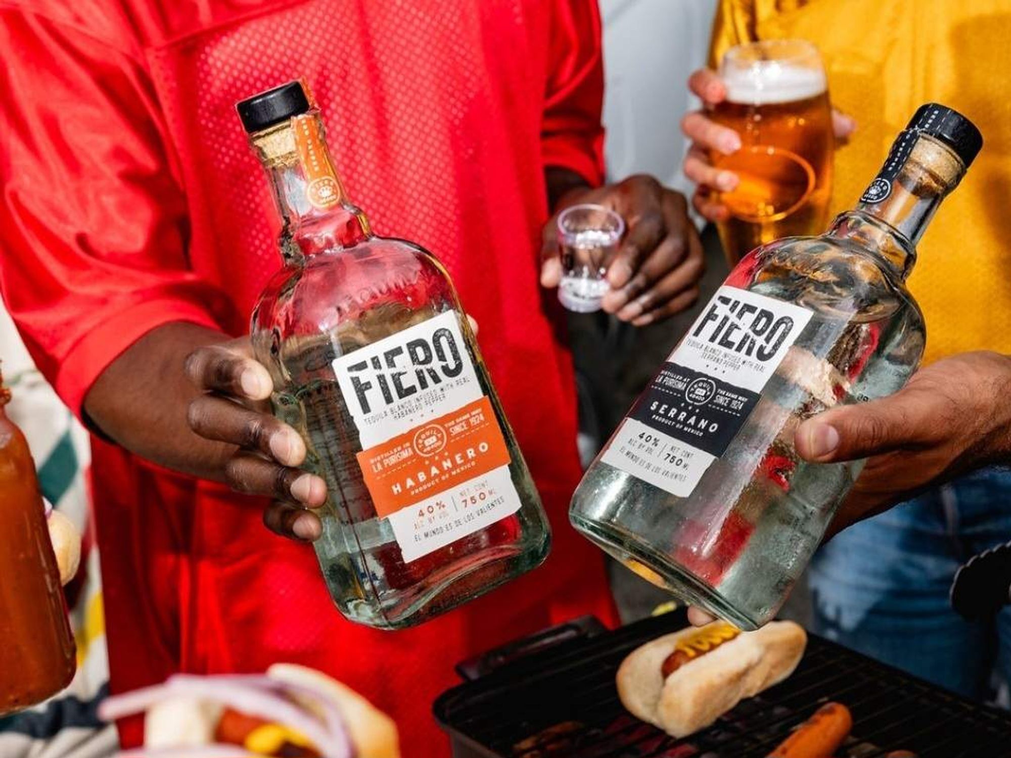 Fiero Tequila tailgate