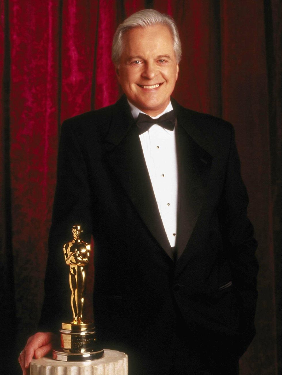 film historian TCM host Robert Osborne with Oscar