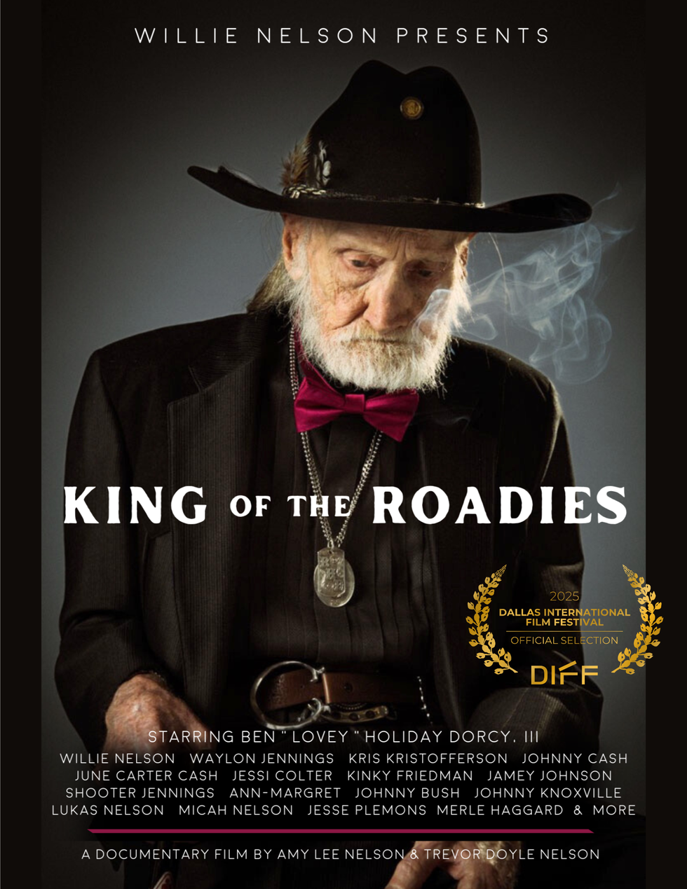 Film poster for Willie Nelson Presents: King of the Roadies at DIFF