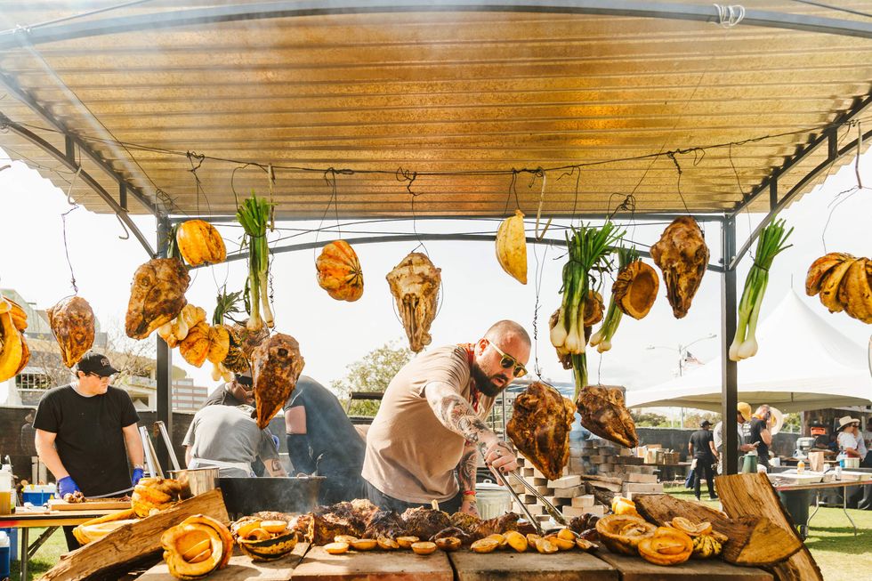 Fire Pit at Austin Food & Wine Festival