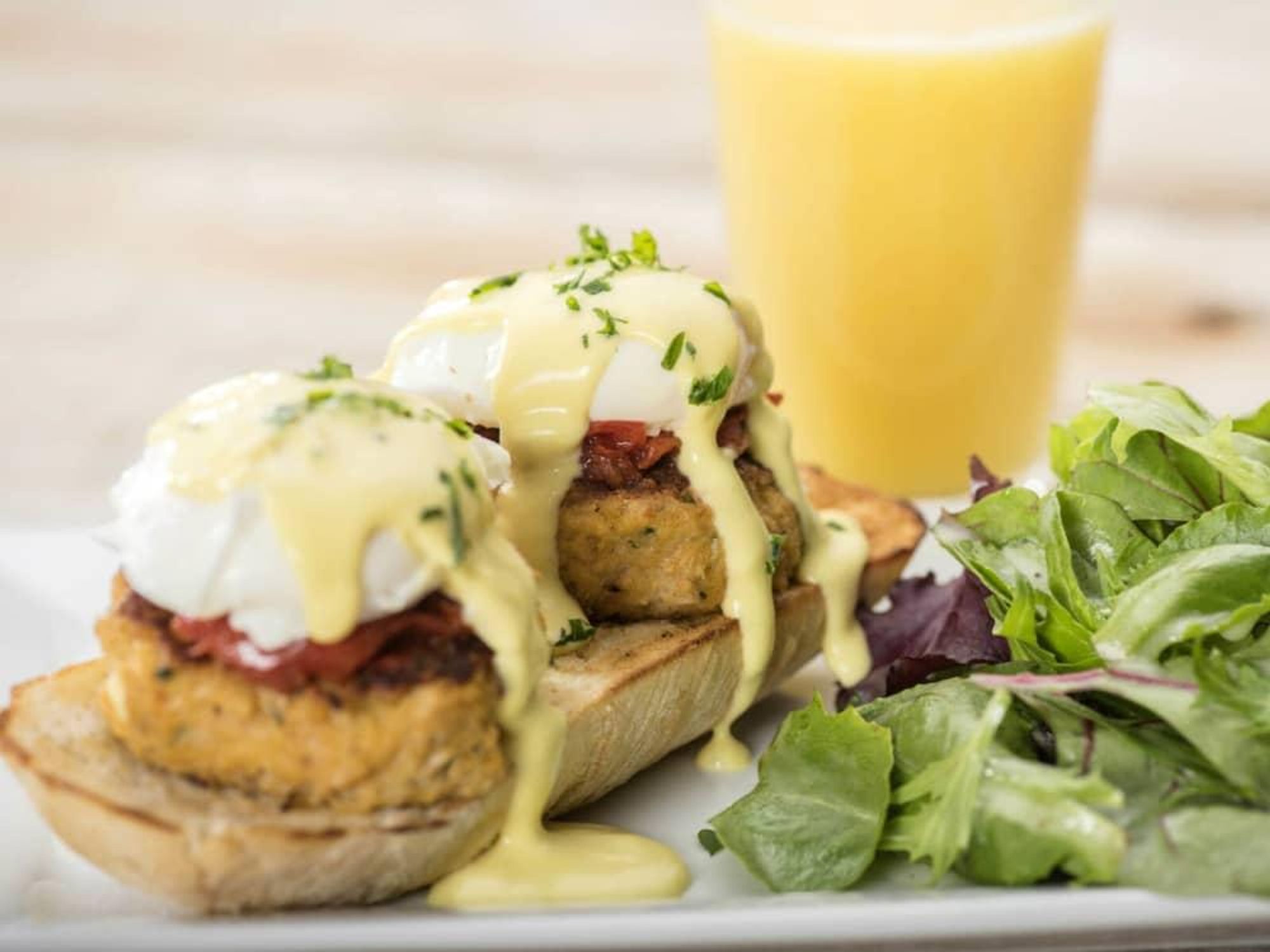 First Watch crab benedict