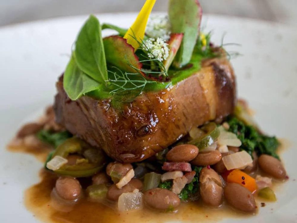 Fixe restaurant pork shoulder dish 2015