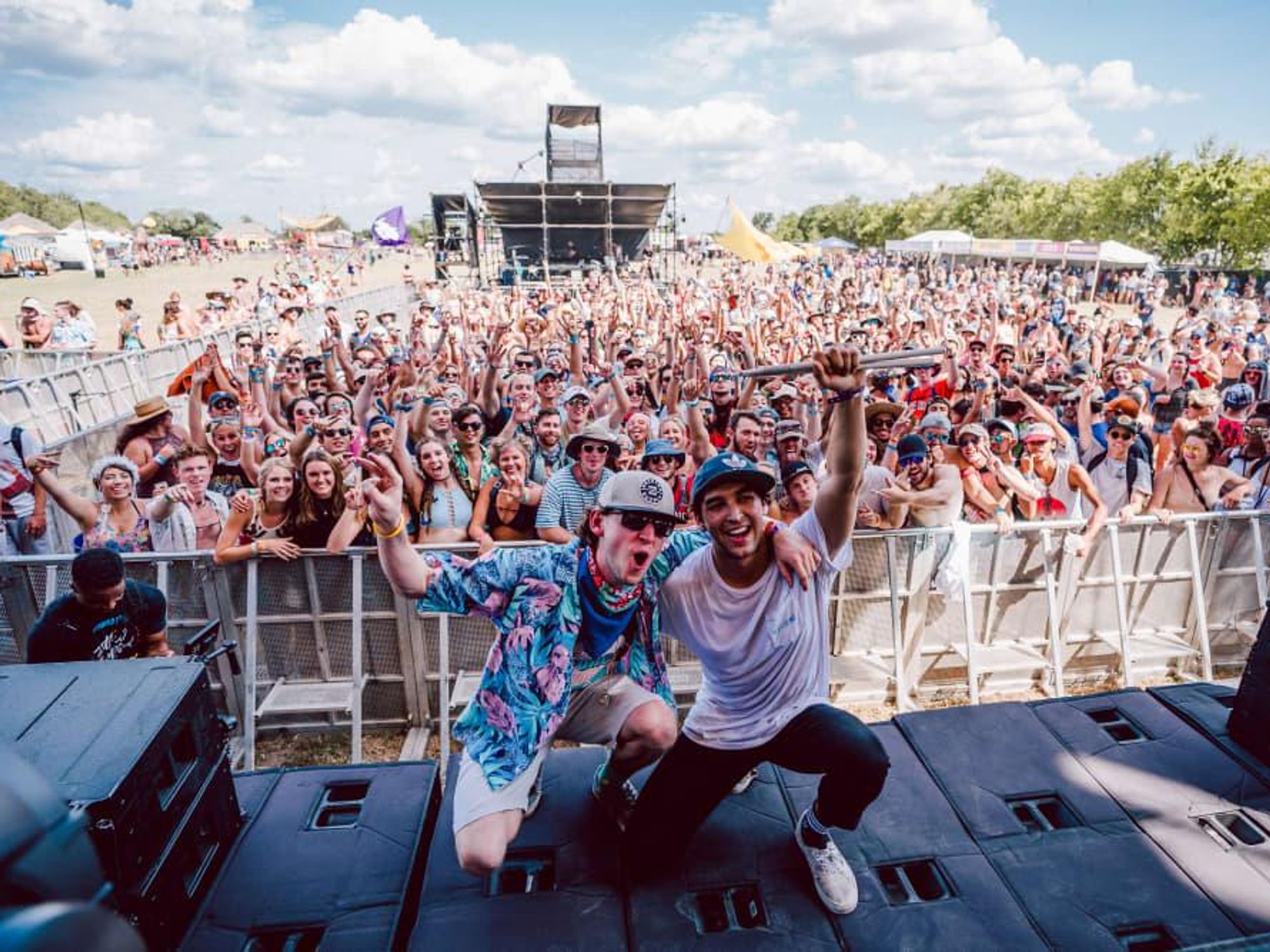 float fest concert band crowd stage blunt force