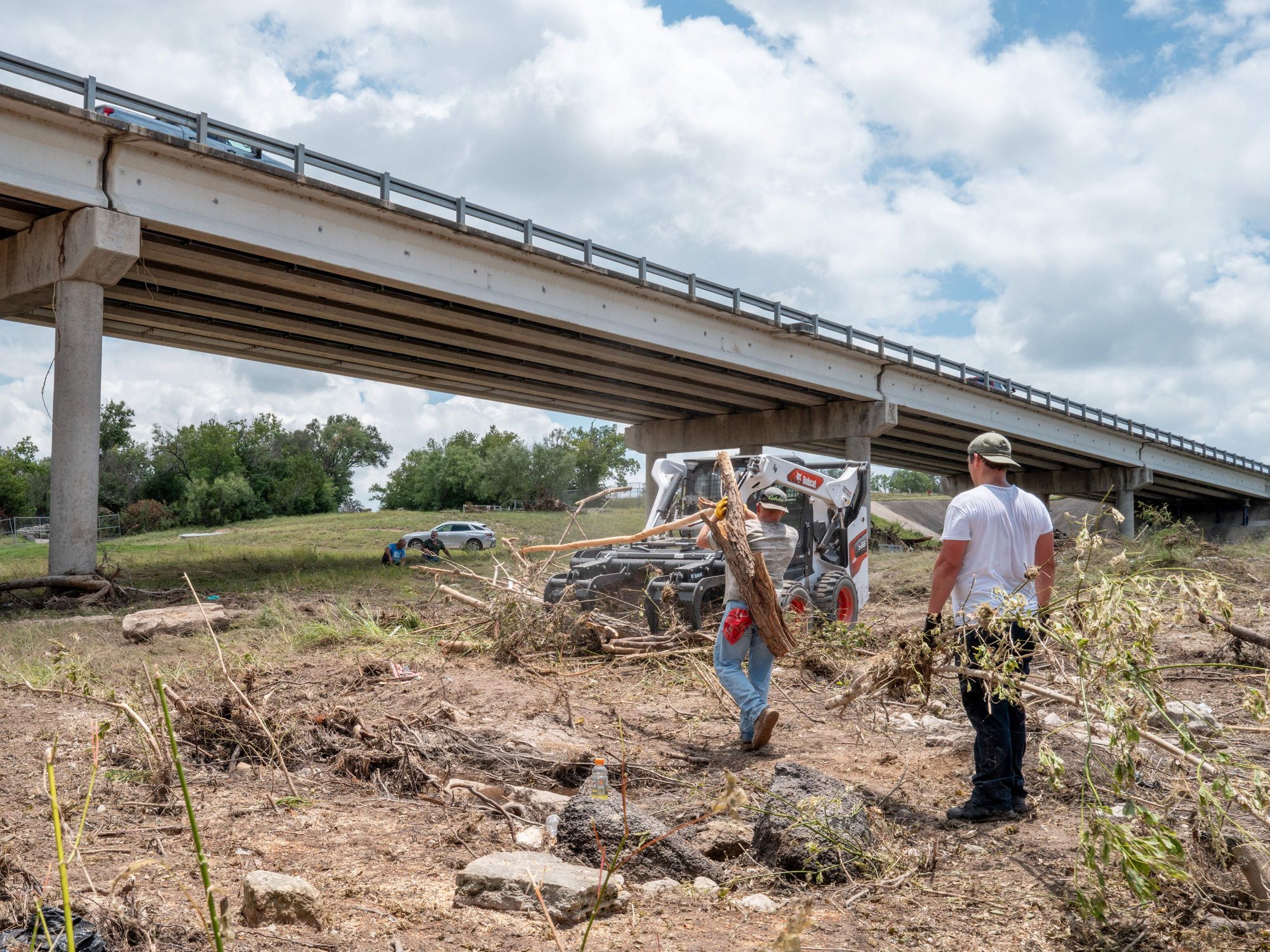 Flood cleanup in Kerr County