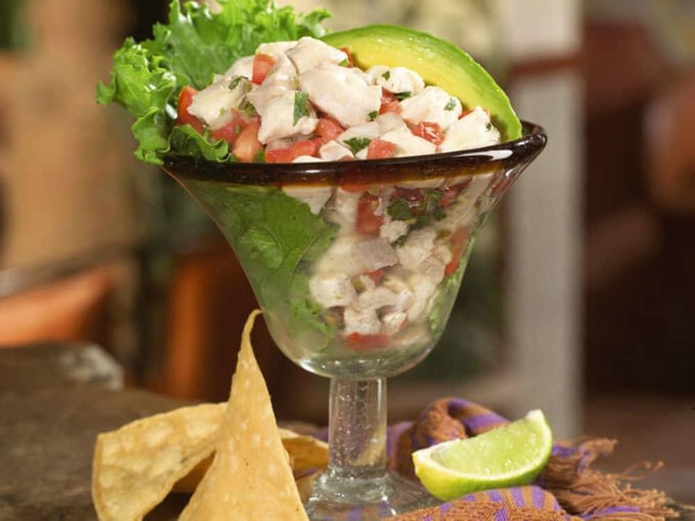 Fonda San Miguel seafood ceviche