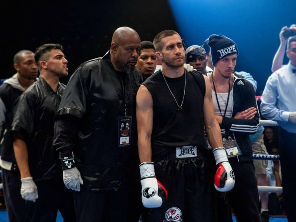 Forest Whitaker and Jake Gyllenhaal in Southpaw