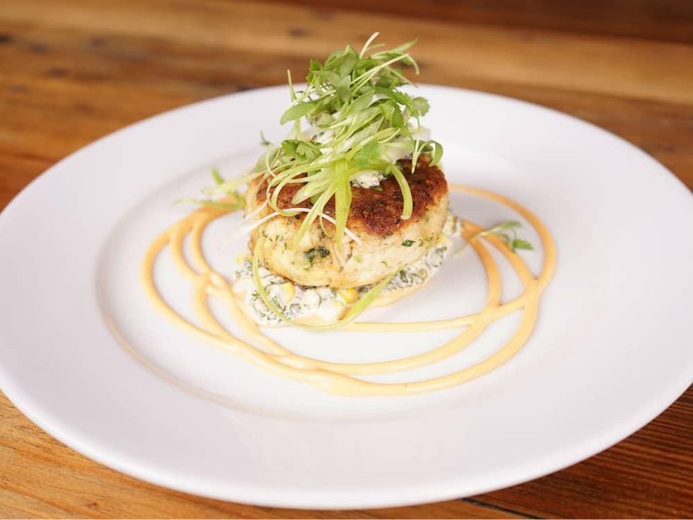 Fork & Vine crab cake