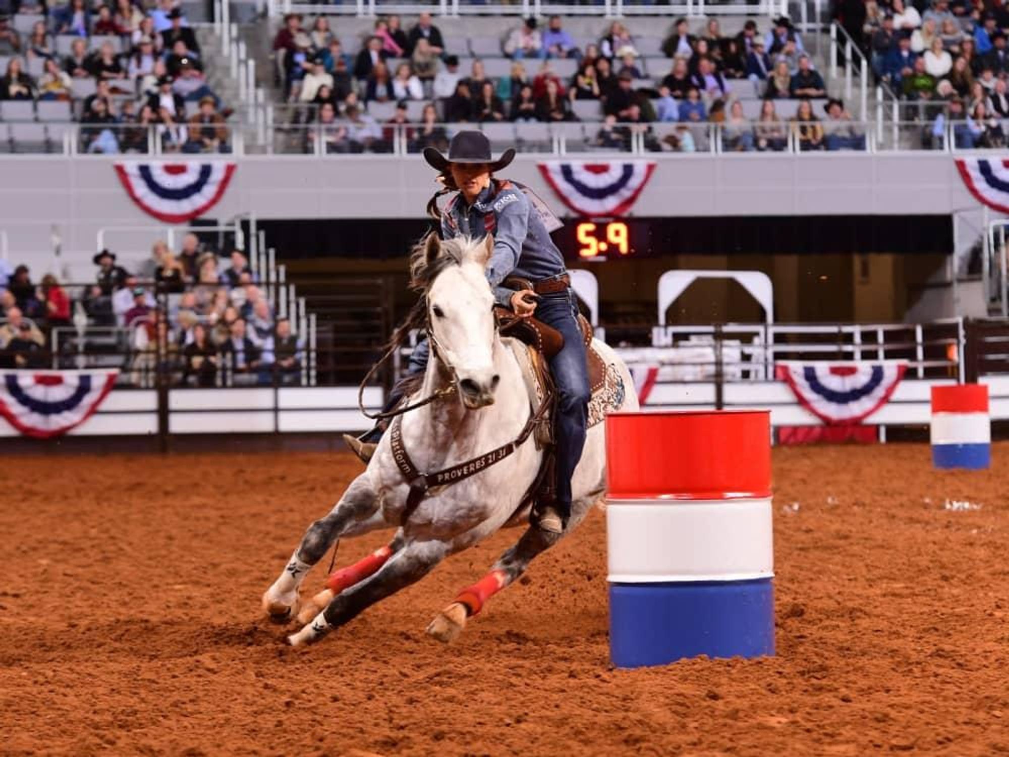 Fort Worth Stock Show & Rodeo 2020, Dickies Arena, barrel racing