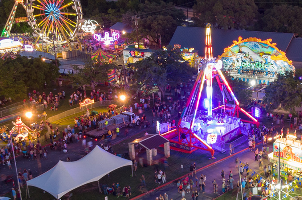Founders Day Festival in Dripping Springs, The Mighty Thomas Carnival