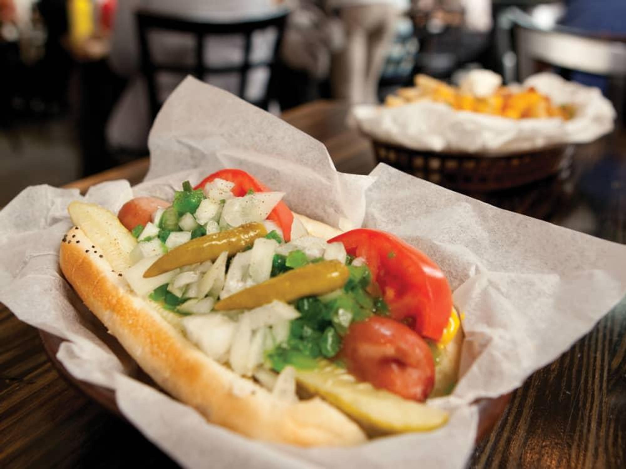 Frank restaurant Austin chicago hot dog LANDSCAPE CROP