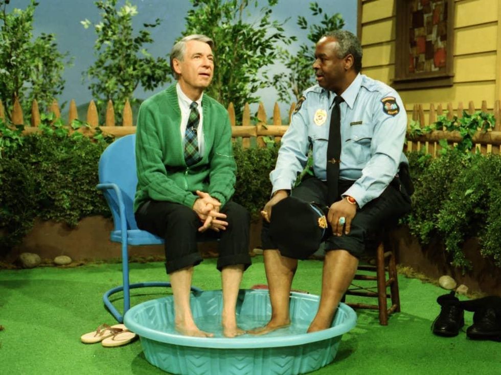 Fred Rogers and Francois Scarborough Clemmons in Won't You Be My Neighbor?