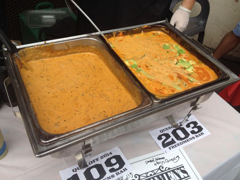 Freedmen's queso at Quesoff IV 2014