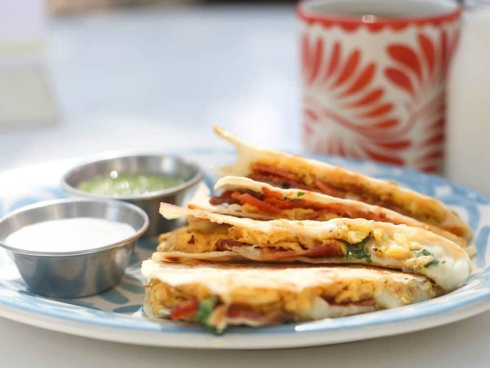 Fresa's breakfast quesadilla