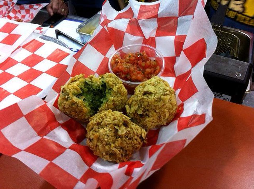 Fried spinach bites, State Fair of Texas