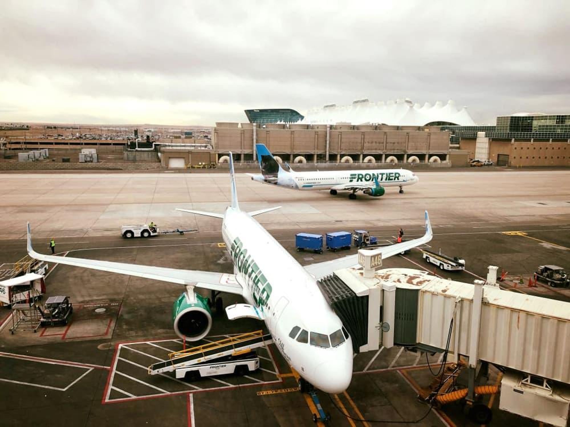 Frontier Airlines plane airplane