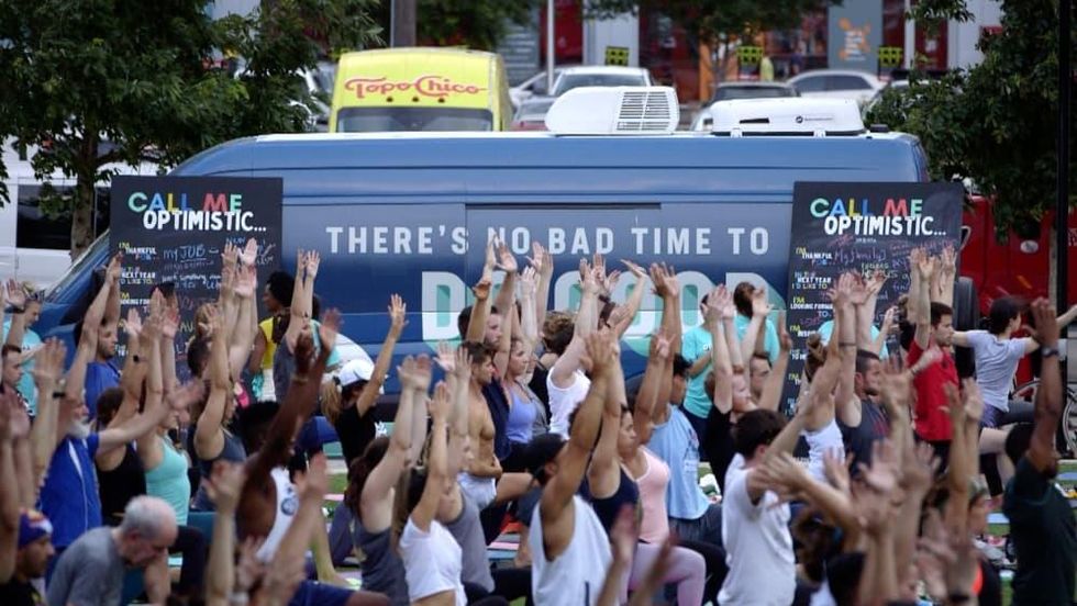 Frost Austin Wanderlust yoga pop-up