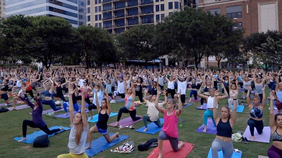 Frost Austin Wanderlust yoga pop-up