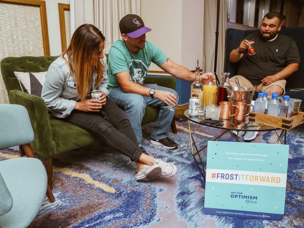 Frost pop up at Fairmont Hotel
