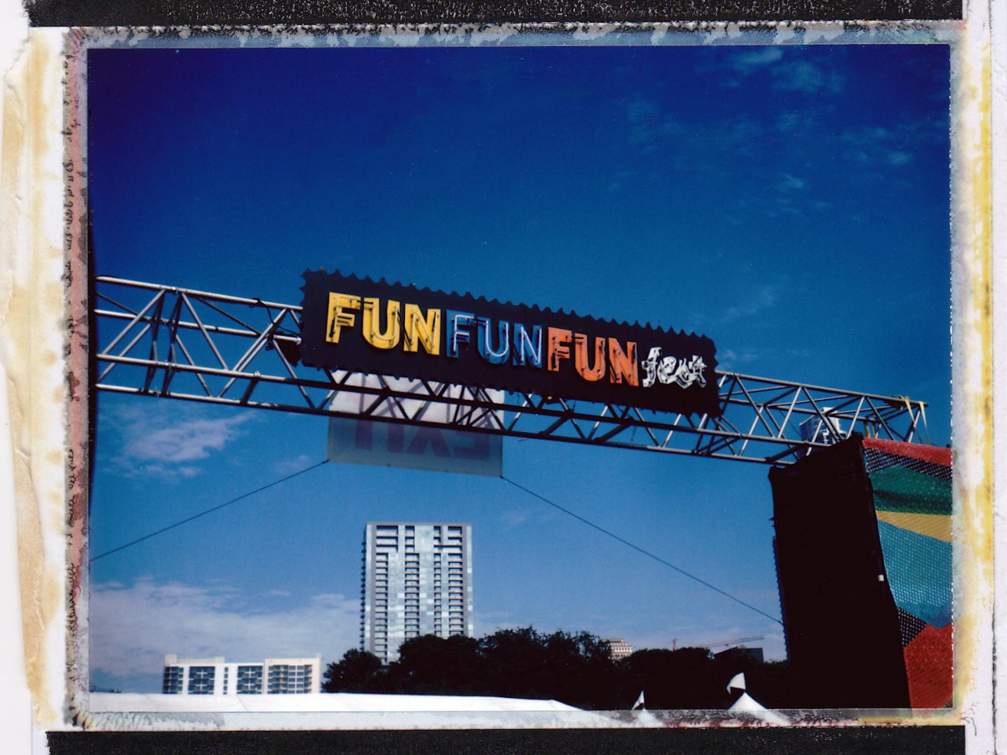 Fun Fun Fest Polaroid Experience 2013 in Austin Fun Fun Fun Fest Entry