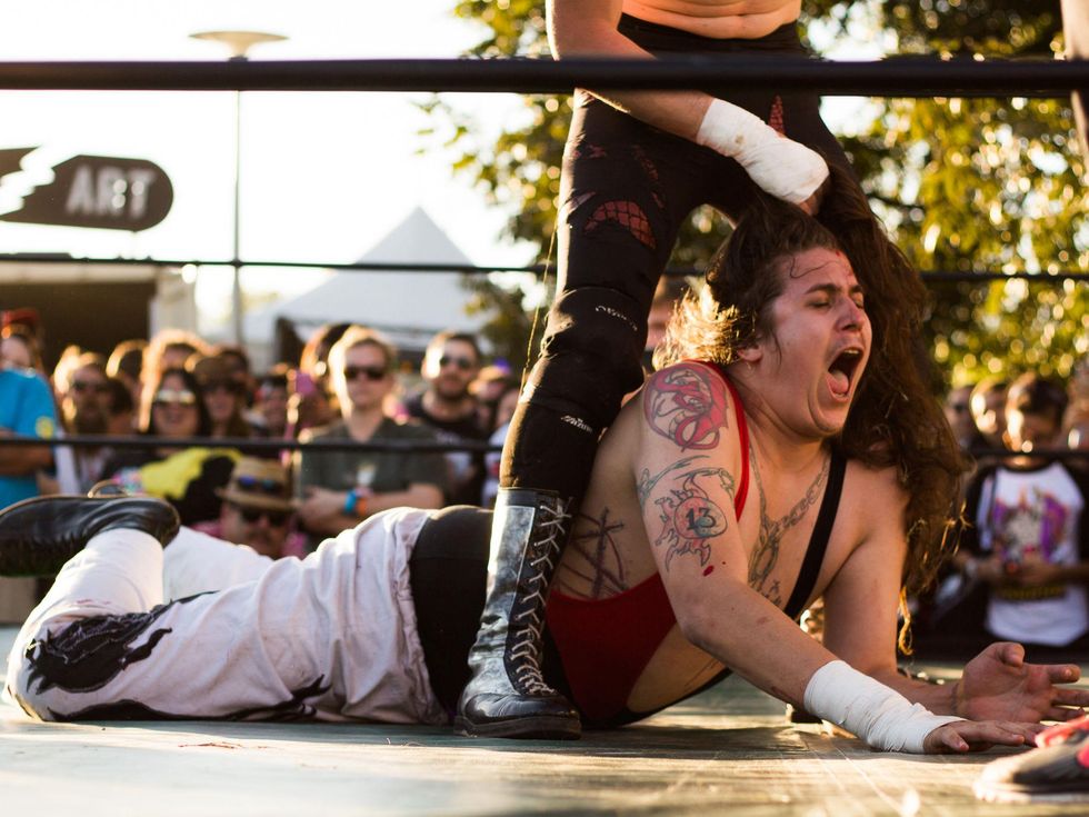 Fun Fun Fun Fest 2014 Day 2 Wrestling