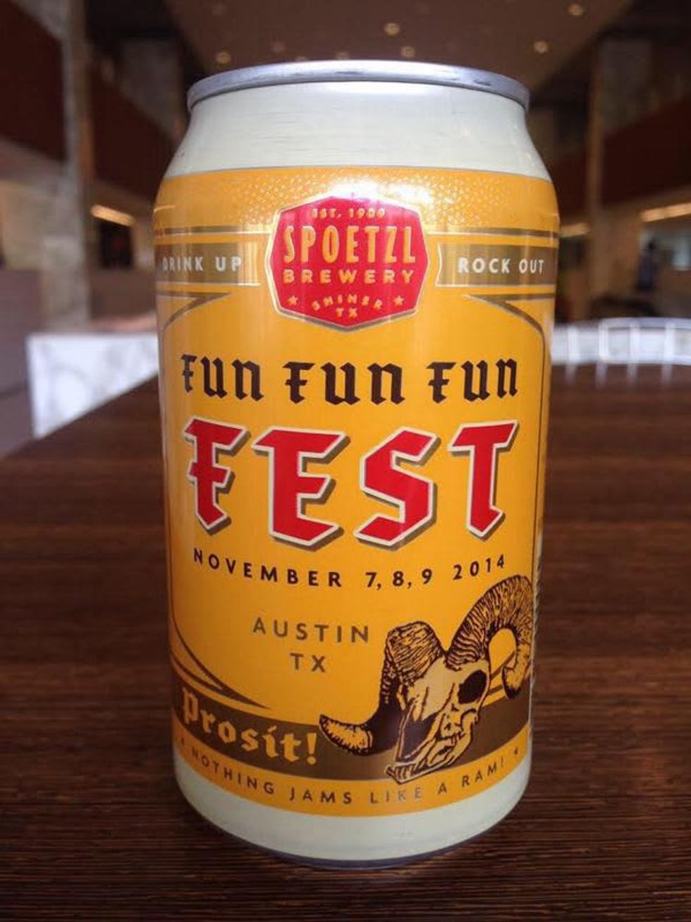 Fun Fun Fun Fest Shiner Beer