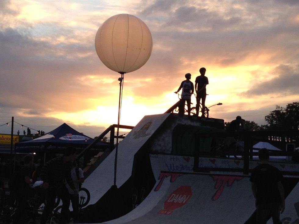 Fun Fun Fun Skateboard BMX Ramp