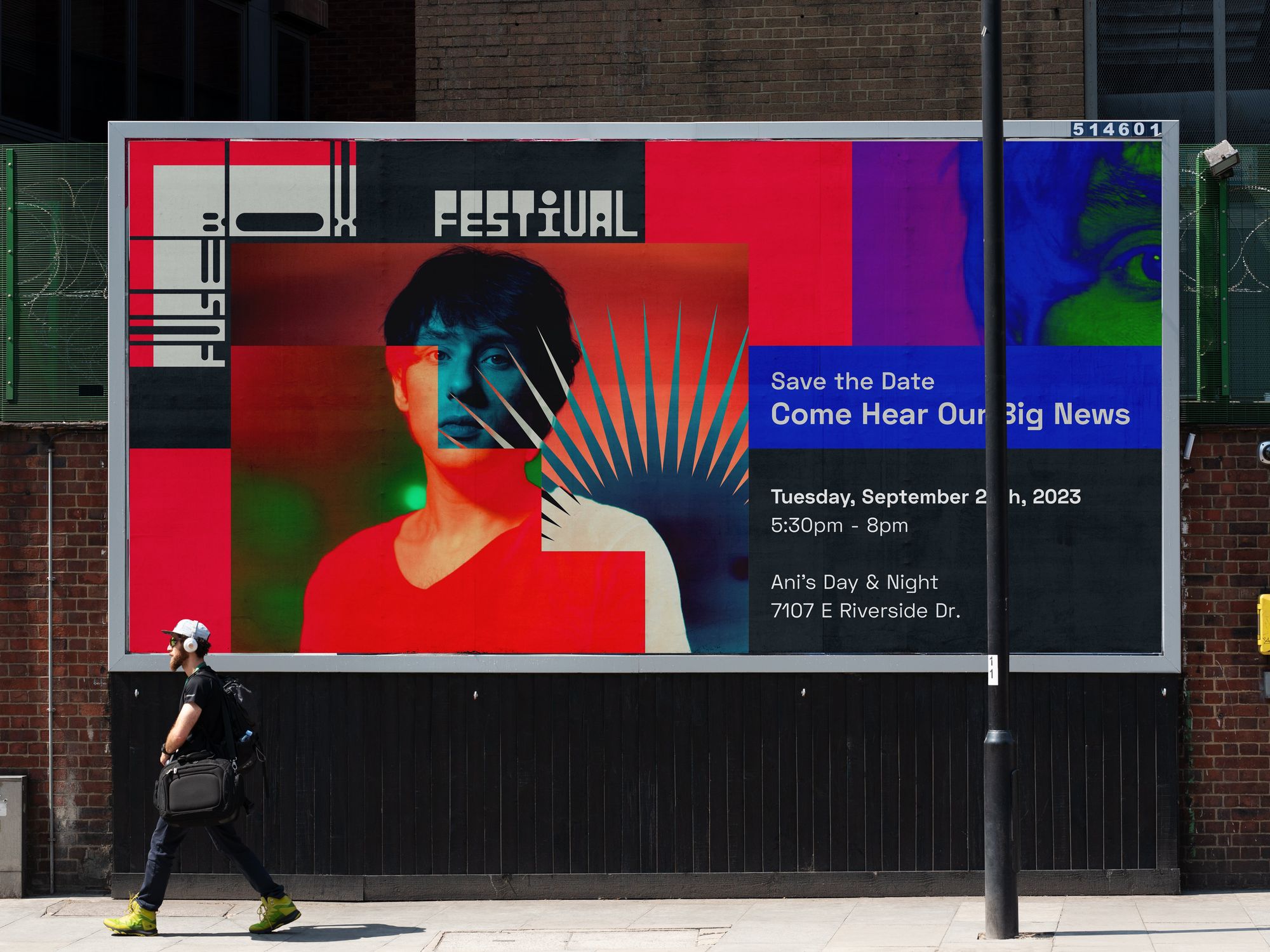 Fusebox Festival billboard