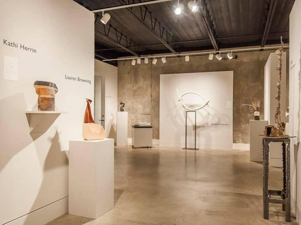 Gallery Shoal Creek Speaking Silence exhibit Texas Sculpture Group 2015